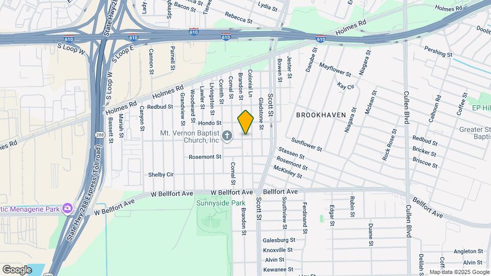 8133 Brandon St Map and Location Details
