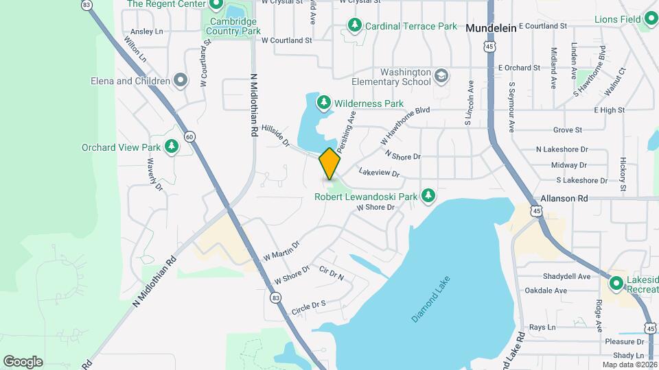 595 Pershing Ct Map and Location Details