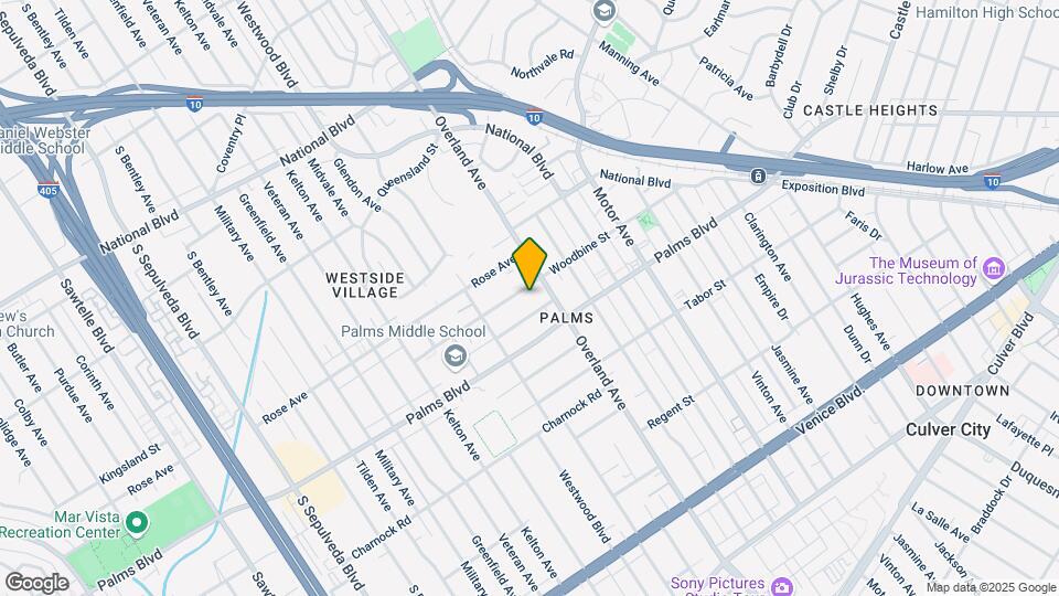 10722 Woodbine St Map and Location Details