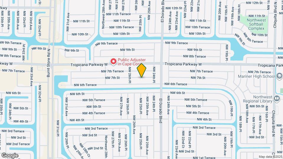 2512 NW 7th St Map and Location Details