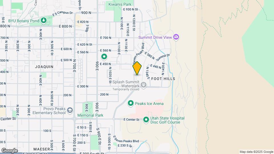 364 N Seven Peaks Blvd Map and Location Details