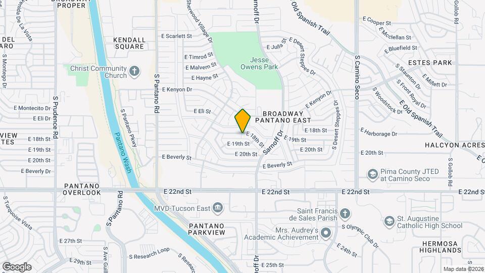 8240 E 18th St Map and Location Details