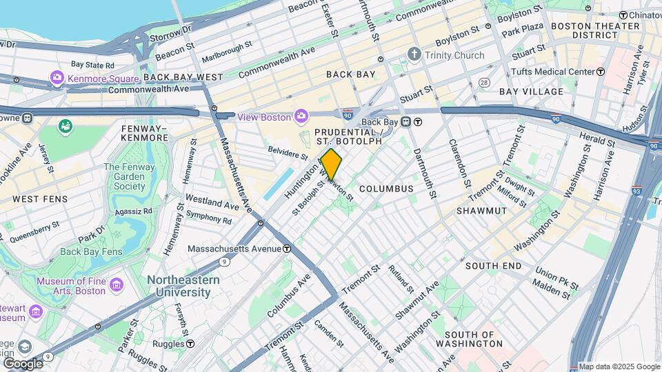 242 W Newton St, Unit 605 Map and Location Details