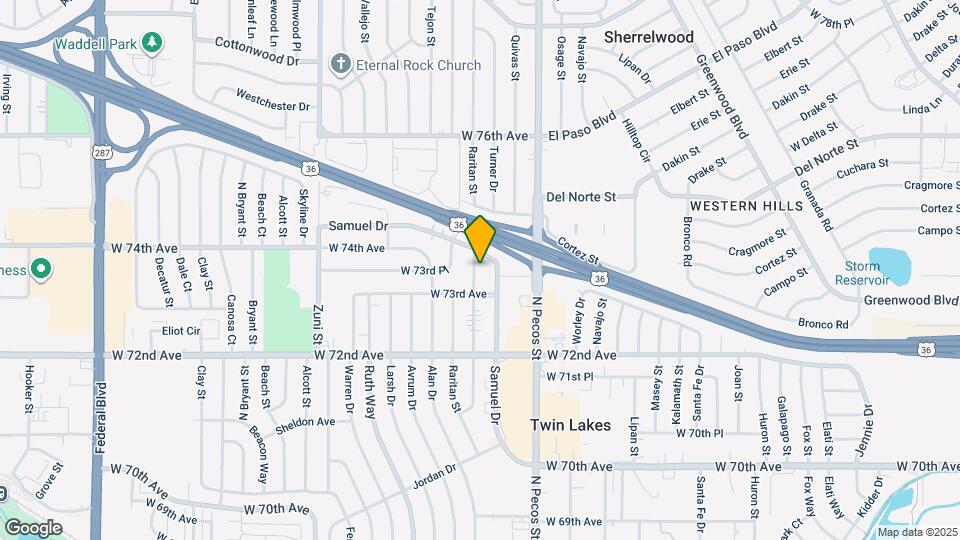 7340 Quivas St Map and Location Details
