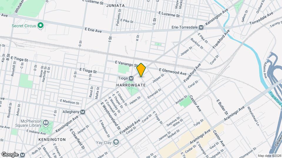 1836 E Atlantic St Map and Location Details