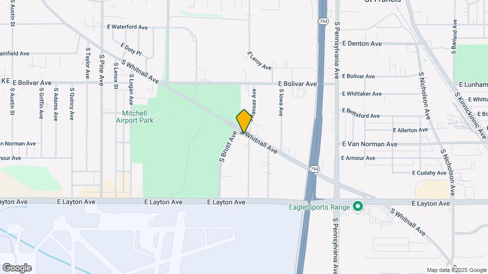 4451 S Whitnall Ave Map and Location Details