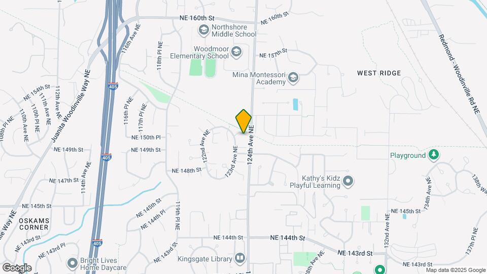 12313 NE 150th Ct Map and Location Details