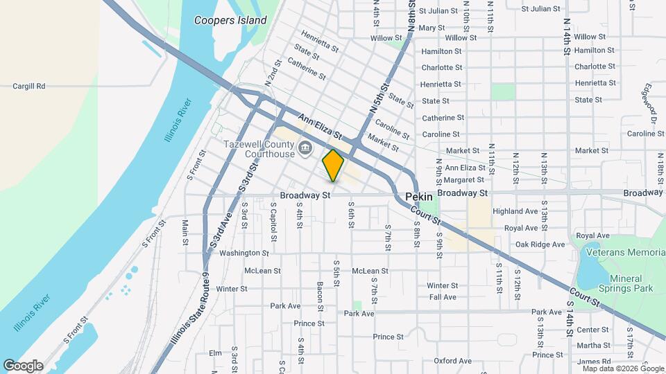 125 S 5th St, Unit C Mapa y Detalles de la Ubicación