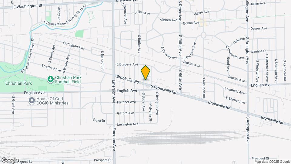 449 S Butler Ave Map and Location Details