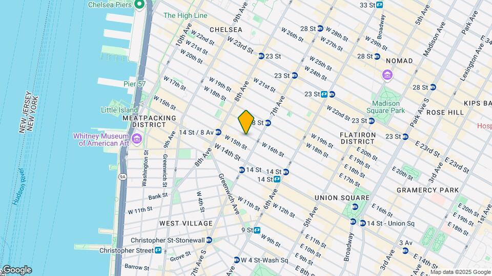 214 W 16th St Map and Location Details
