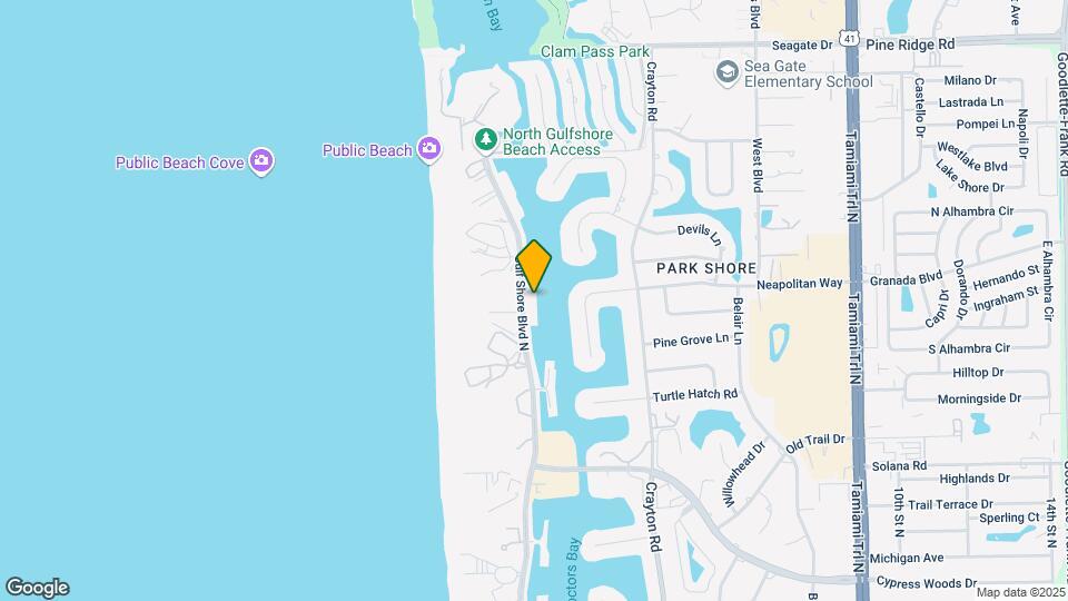4560 Gulf Shore Blvd N Map and Location Details
