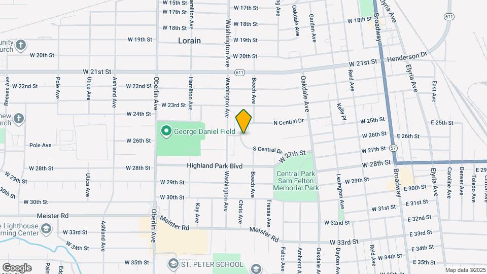 956 S Central Dr Map and Location Details