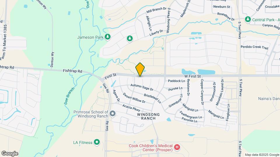 700 Almeda Dr Map and Location Details