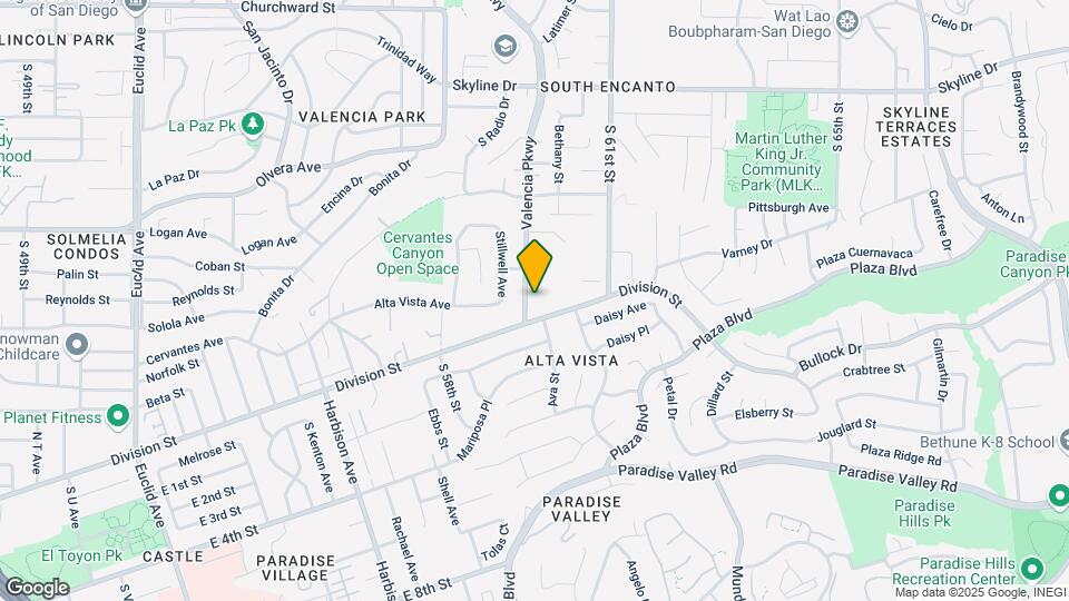 Valencia Pointe Map and Location Details