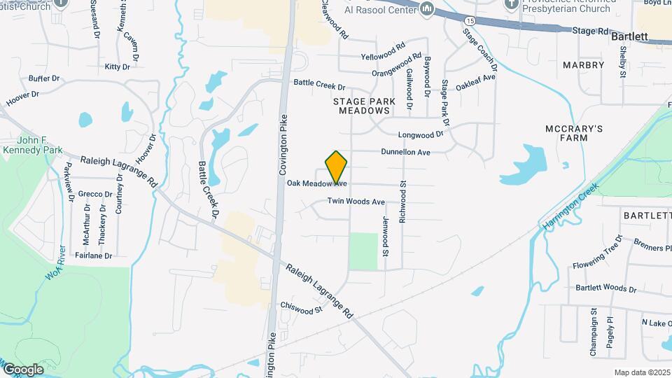 5137 Oak Meadow Ave Map and Location Details