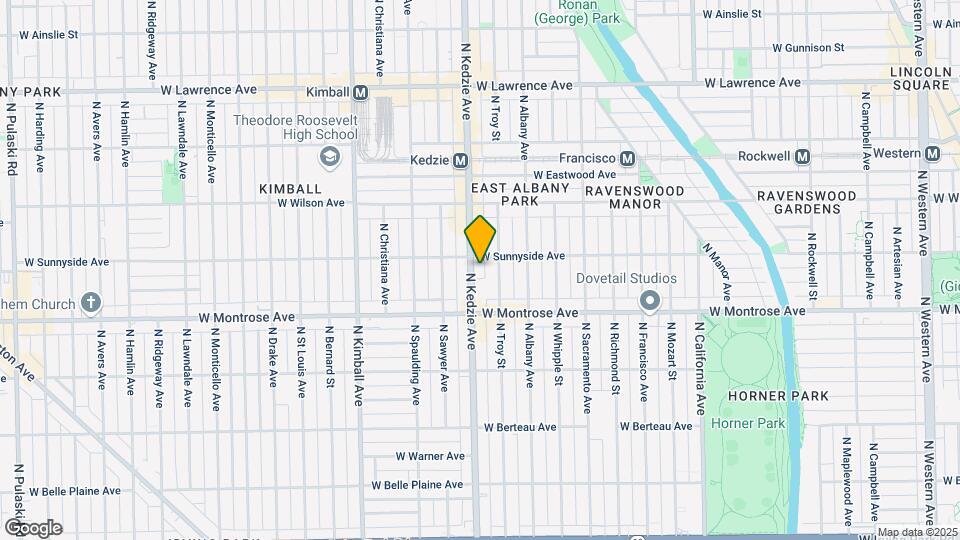4447 N Kedzie Ave Map and Location Details