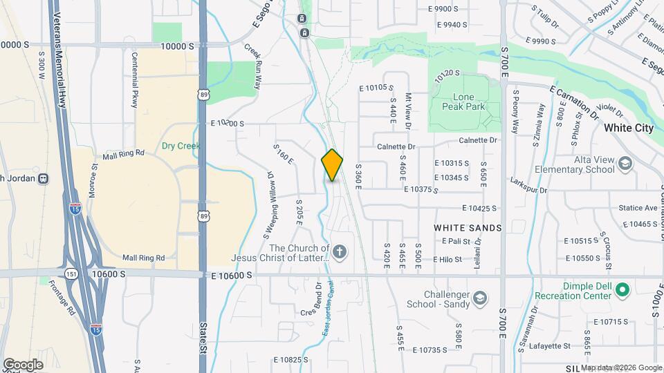 10374 S Sage Canal Way Mapa y Detalles de la Ubicación