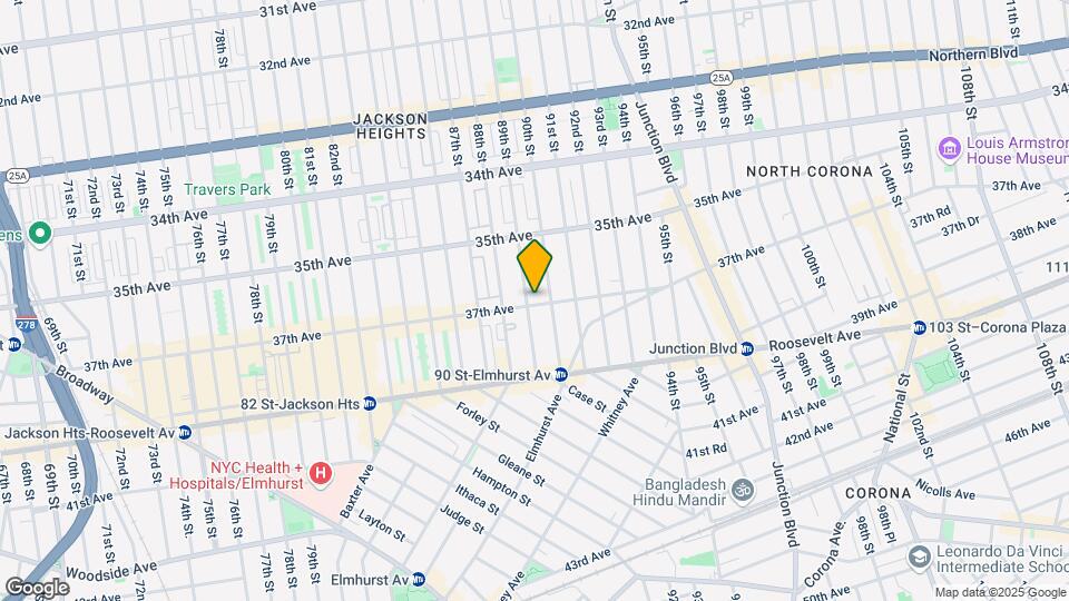 35-63 89th St Map and Location Details