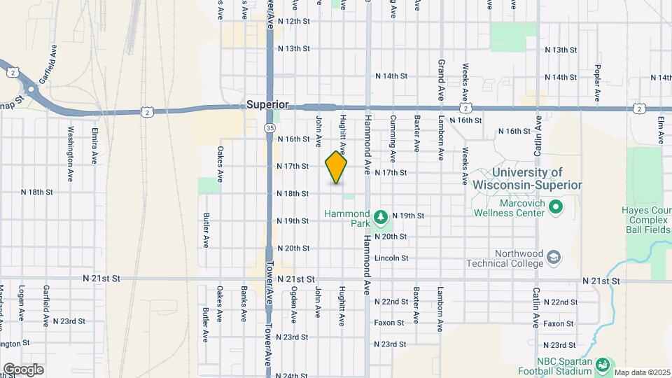 1725-1725 Hughitt Ave Map and Location Details