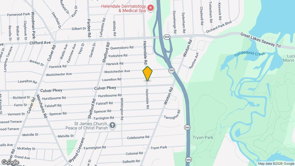 544 Culver Pkwy Map and Location Details