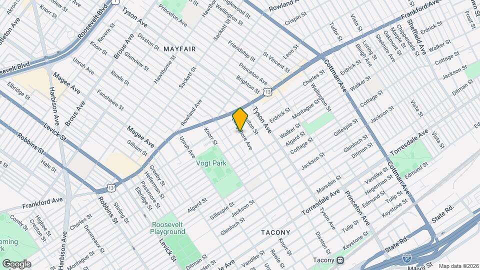 4134 Longshore Ave Map and Location Details