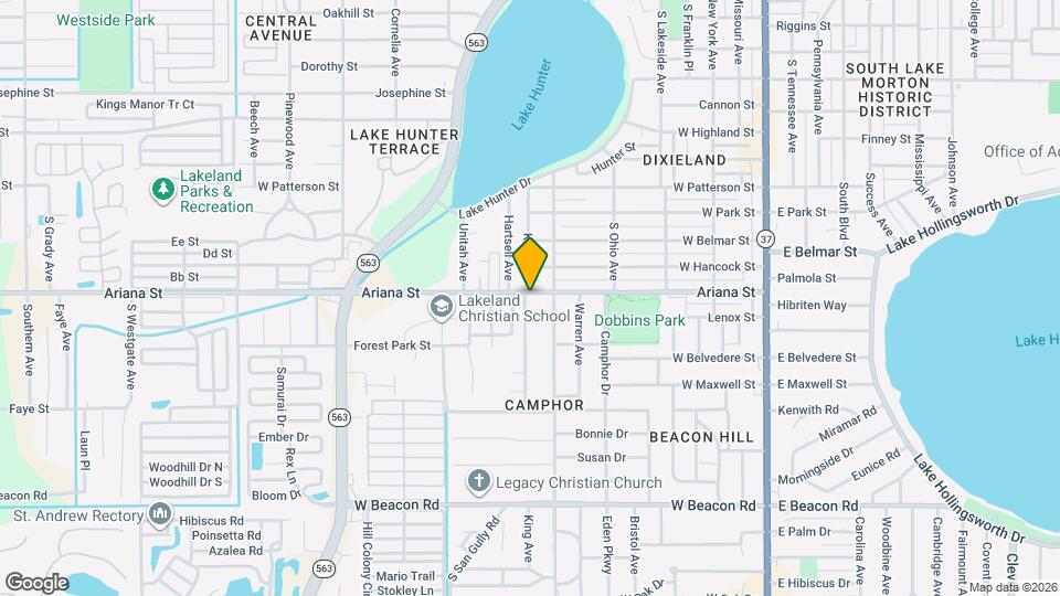 822 Ariana St Map and Location Details