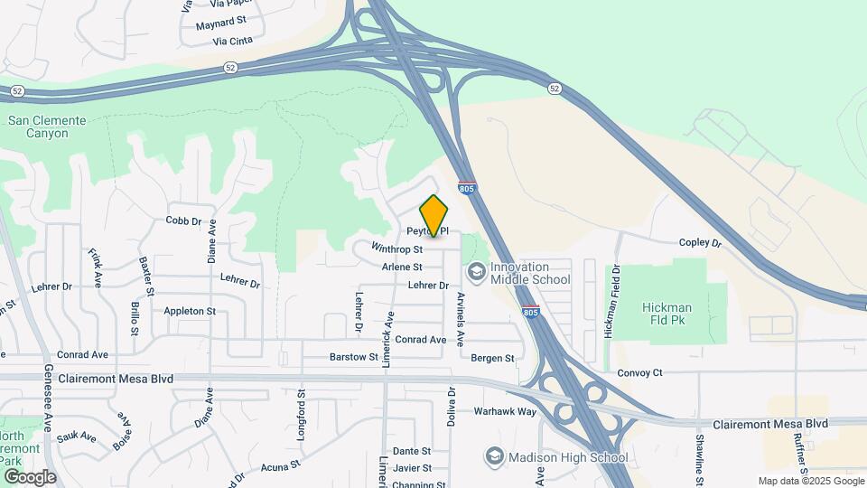 5336 Winthrop St Map and Location Details