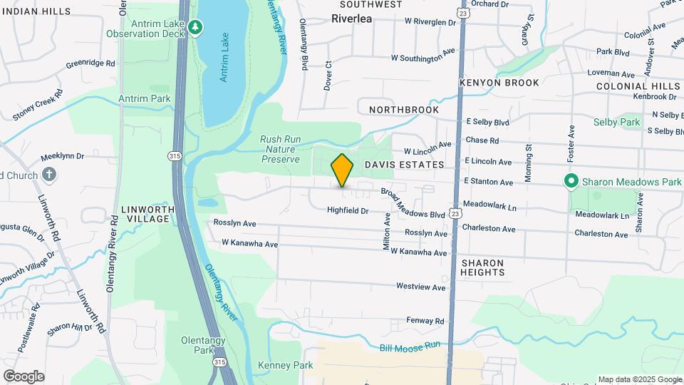 249-255 Broad Meadows Blvd Mapa y Detalles de la Ubicación