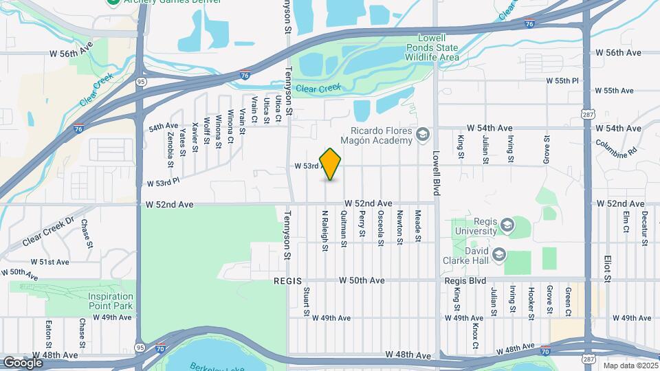 5240 Raleigh St Map and Location Details