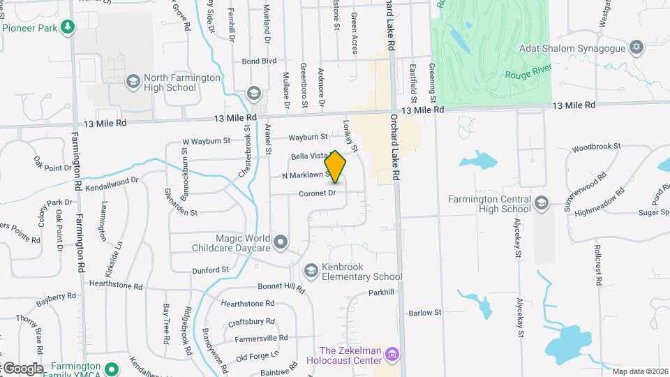 31730 Coronet Dr Mapa y Detalles de la Ubicación