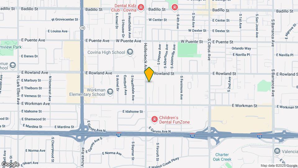 652 S Hollenbeck Ave Map and Location Details