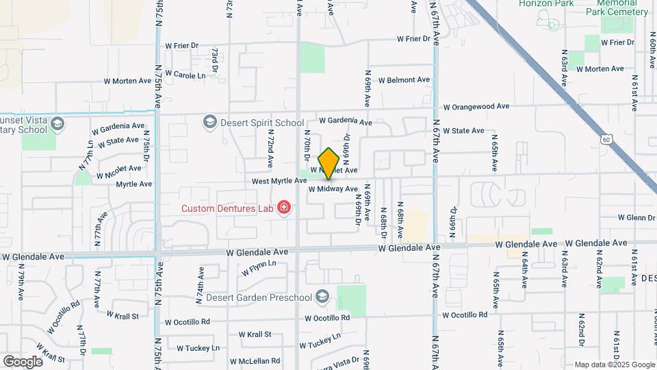 7004 W Midway Ave Map and Location Details
