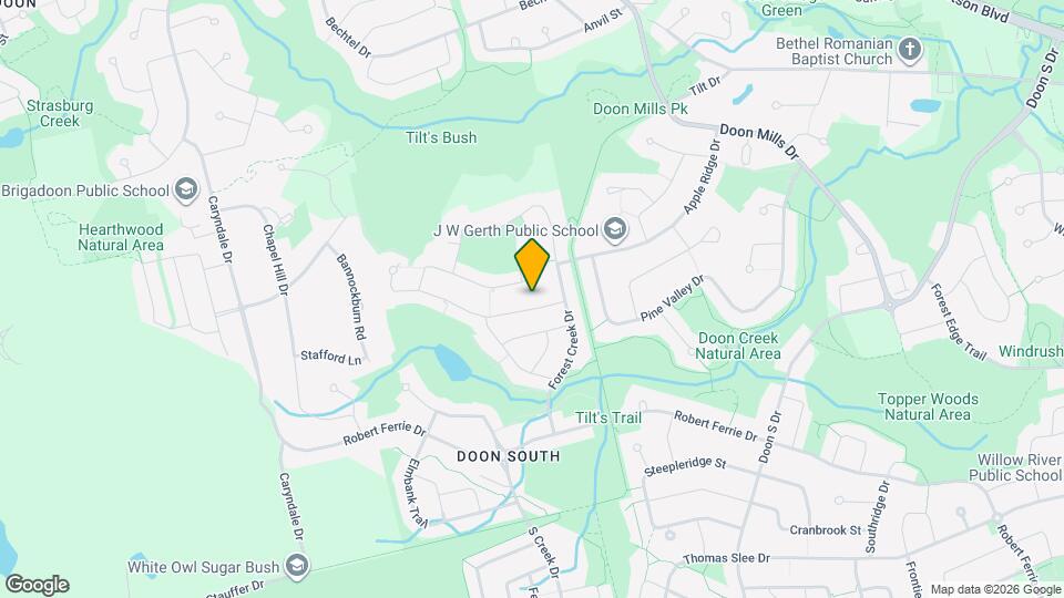 34 Pondcliffe Dr Map and Location Details