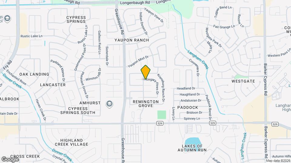 7543 Legacy Pines Dr Map and Location Details