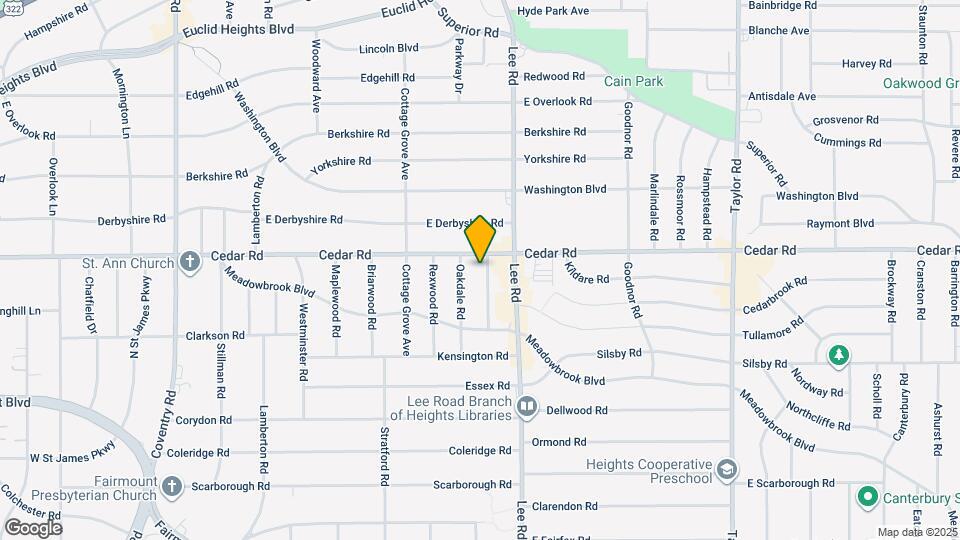 2164 Edgewood Rd Mapa y Detalles de la Ubicación