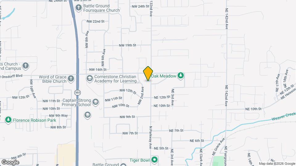 1406 N Parkway Ave Map and Location Details