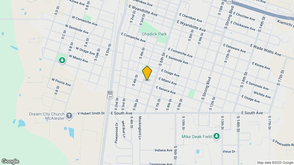 509 E Seneca Ave Map and Location Details