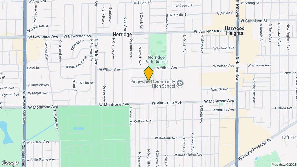 7712 Sunnyside Ave Map and Location Details