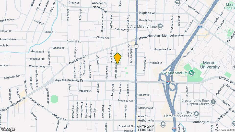 344 Blossom Ave Map and Location Details