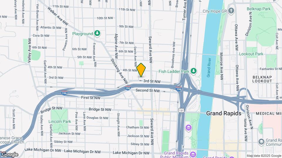 635 3rd St NW, Unit #2 Map and Location Details