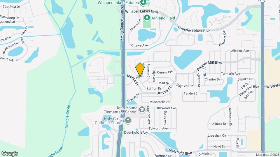 2821 Saffron Dr Mapa y Detalles de la Ubicación