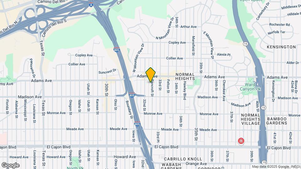 4656 Bancroft St Map and Location Details