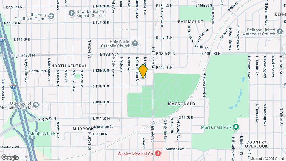 1217 N Lorraine Ave Map and Location Details