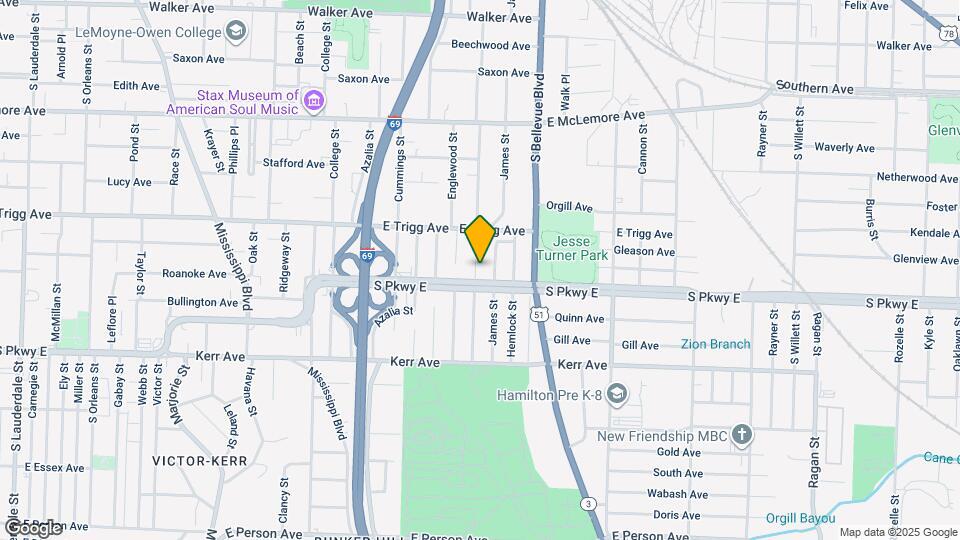1334 Greenwood St Map and Location Details