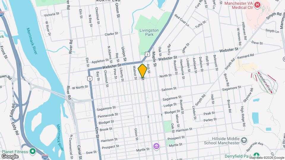 860 Beech St, Unit 860 Beech Street Manchester NH Map and Location Details