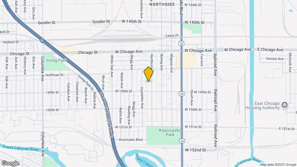 4842 Northcote Ave Map and Location Details