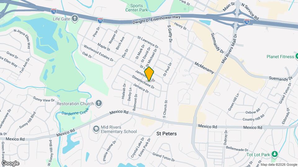 22 Steeplechase Dr Map and Location Details