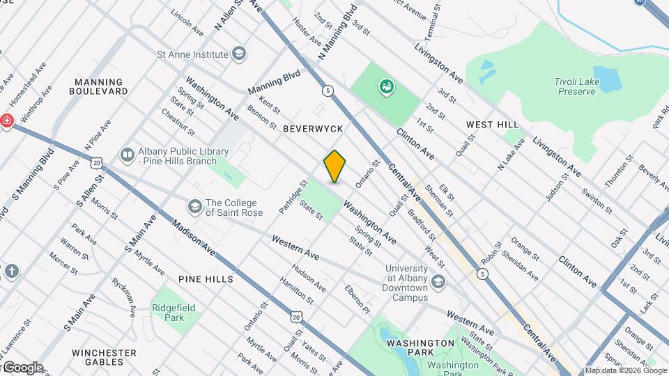 569 Washington Ave Map and Location Details