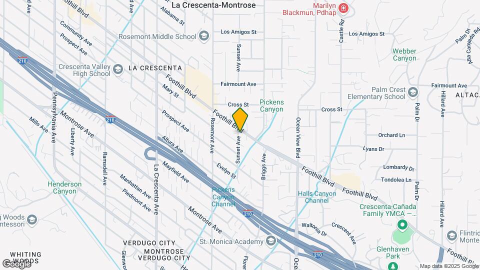 2434 Foothill Blvd Map and Location Details