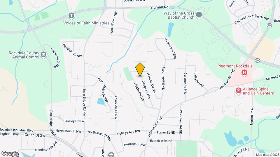 1382 Peggy Ln NW Map and Location Details